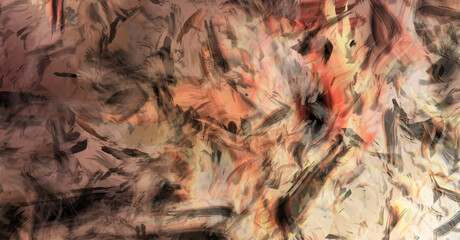 Modern art. Brushed Painted Abstract Background. Brush stroked painting. Strokes of paint. 2D Illustration.´