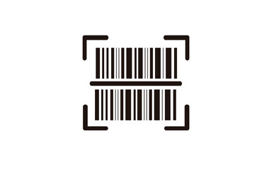Barcode product distribution icon on isolated transparent background