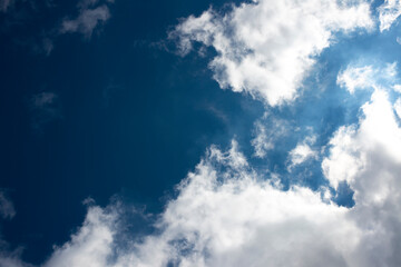 .The texture of the clouds in the sky. .The texture of the clouds in the sky.