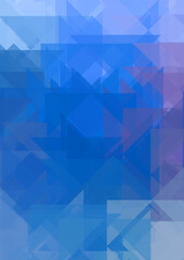 Overlapping design with triangles background. Abstract geometric wallpaper. Geometrical colorful triangular shapes.