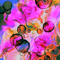 Marbled purple, pink and orange Inkscape. Abstract background