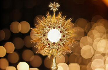 Blessed Sacrament adoration in the catholic church