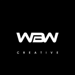 WBW Letter Initial Logo Design Template Vector Illustration