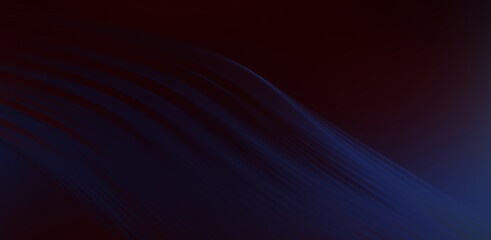 Obraz premium Fluid abstract background with colorful gradient. 2D illustration of modern movement.