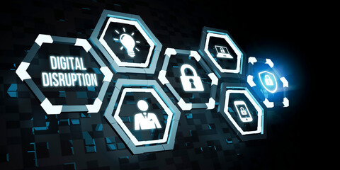 Internet, business, Technology and network concept. Cyber security data protection business technology privacy concept.