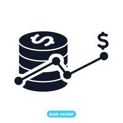 finance management linear icons. Data Analysis symbol template for graphic and web design collection logo vector illustration