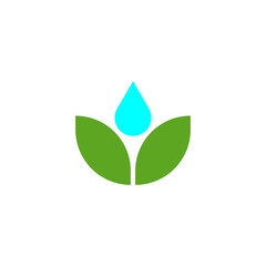 drop logo design with geometry