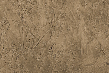 the wooden background is painted brown, new and clean surface, pressed plate made of pieces of wood