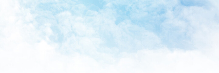 Blue sky with white cloud. The summer heaven is colorful clearing day Good weather and beautiful nature in the morning.