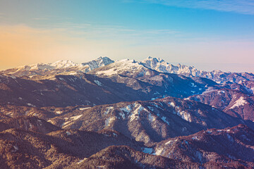 winter mountain landscape