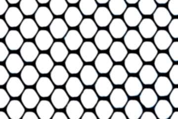 Abstract black mesh pattern background blur effect.