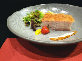 crispy pork belly or deep fried pork