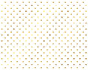 Gold polka dots pattern, colorful background - vector abstract b