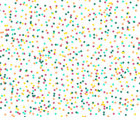 Polka dots brush painting pattern on background, colorful holiday background, web icon, symbol, sign, romantic wedding, love card - vector abstract background