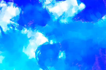 Handmade surreal abstract pattern watercolor. Modern artistic painting. 2d illustration. Texture backdrop painting mix. Creative wall art. Contemporary art