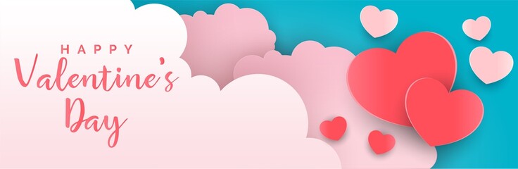 Valentines day background with Heart Shaped Balloons. Vector illustration.banners.Wallpaper.flyers, invitation, posters, brochure, voucher discount.