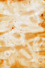 Dirty and splashed paper