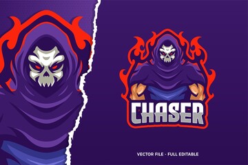 Chaser E-sport Game Logo Template