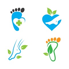Foot care logo images