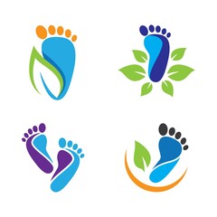 Foot care logo images