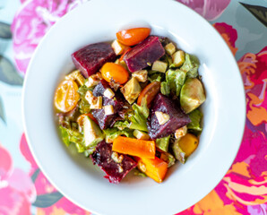 salad with vegetables