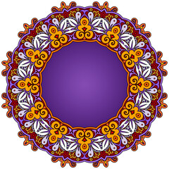 Vector abstract decorative ethnic ornamental illustration.