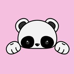 The background is represented by a cute panda