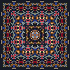 Vector abstract decorative ethnic illustration