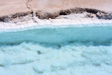 Salt extraction in the Salinas Grandes in Jujuy