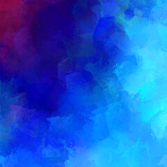 Painted composition with vibrant brush strokes. Textured colorful painting. Paint brushed wallpaper.