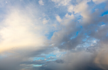 Rain clouds in the sky