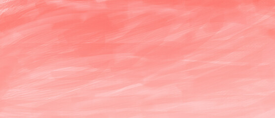 Fototapeta premium 筆_手描き_水彩風_背景_横長_ピンク_春_お祝い_華やか_絵の具_テクスチャ_横長 pink abstract background wide size