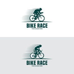 Vintage and modern biking logo badges and labels
