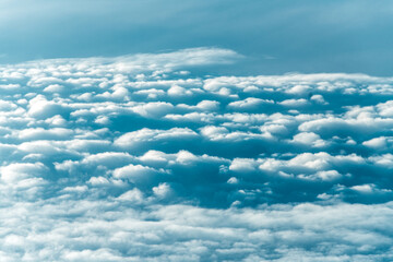 Naklejka premium Clouds in nature, high angle view
