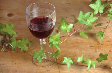 Ein Glas Rotwein 