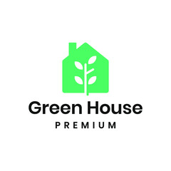 Green house logo