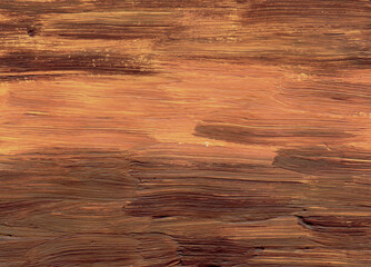 the background is painted in light brown, chocolate colors, the texture of the smear, the paint is real