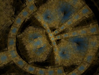 Imaginatory fractal background Image