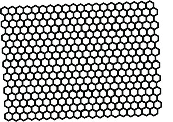 patern with hexagons