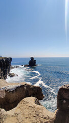 Vertical Sea view in portugal. great for use on smartphones