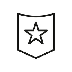 Outline Vector Icon Shield, Protect, Defense