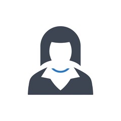 Business woman icon