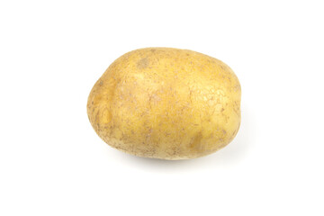 pommes de terre cru isolé sur un fond blanc