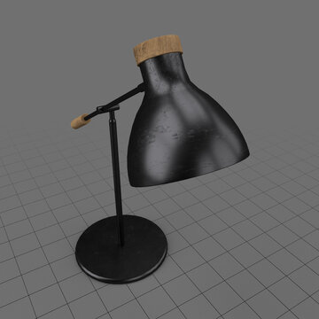Cantilever desk lamp