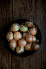 Onions in bowl