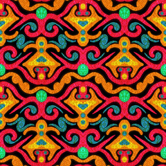 Gold seamless pattern