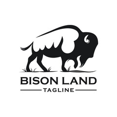 bison logo design © pineapple99d