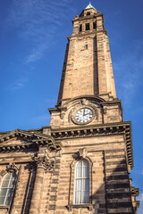Fototapeta na wymiar Charlotte Chapel tower, Edinburgh city, Scotland, UK