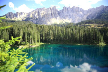 
Lake Carezza in South Tyrol