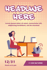 Woman working in office